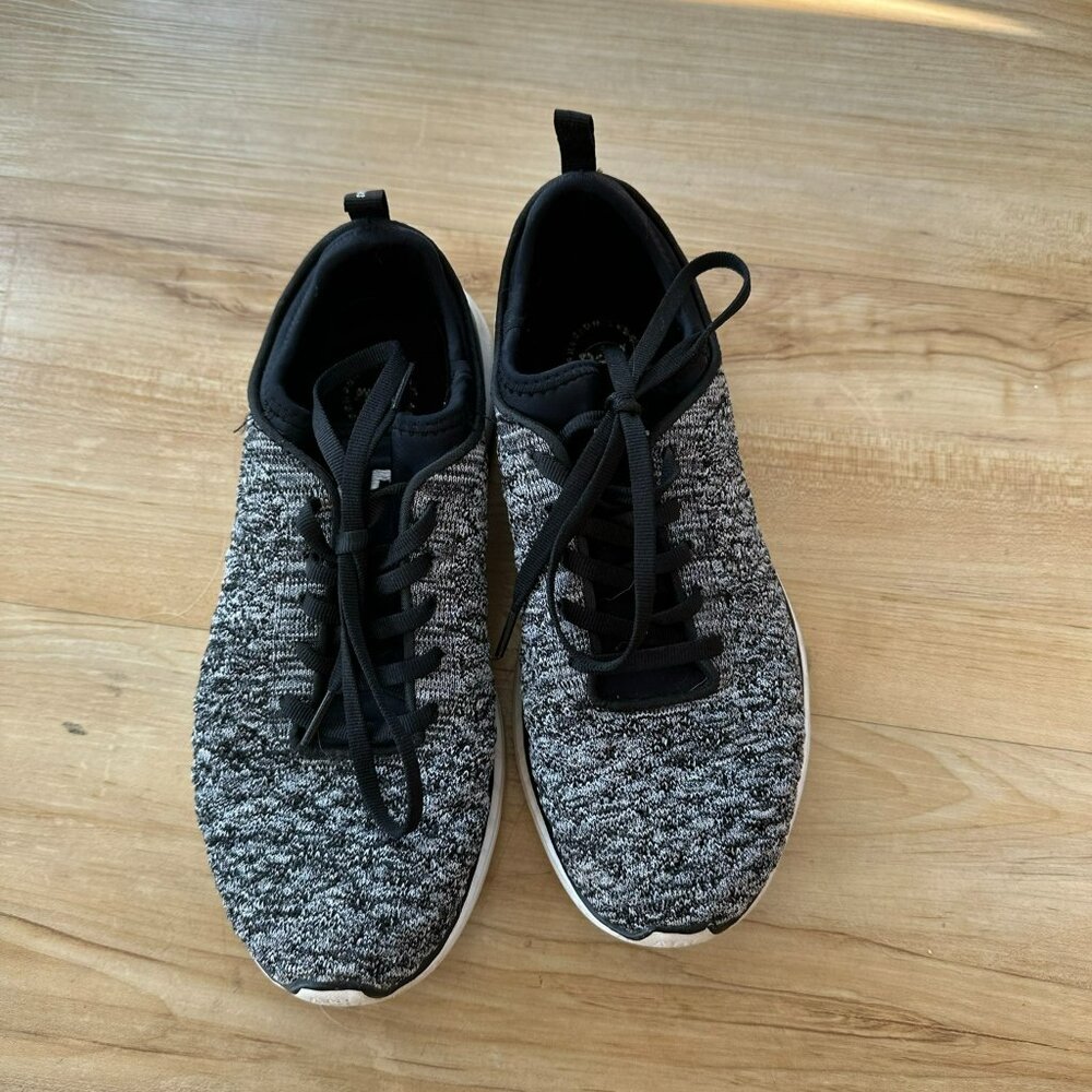 APL sneakers - black and grey size 8.5 women's running shoes